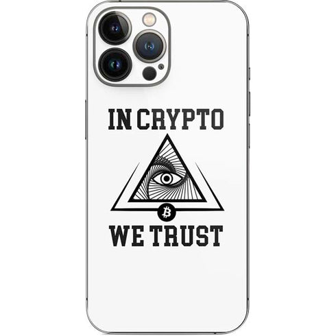 In Crypto We Trust iPhone 13 Pro Max Skin