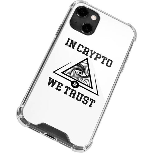 In Crypto We Trust iPhone 14 Clear Case