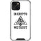 In Crypto We Trust iPhone 14 Plus Clear Case