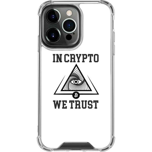 In Crypto We Trust iPhone 15 Pro Clear Case
