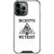 In Crypto We Trust iPhone 14 Pro Max Clear Case