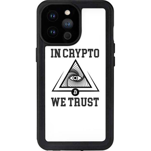 In Crypto We Trust iPhone 14 Pro Max Waterproof Case