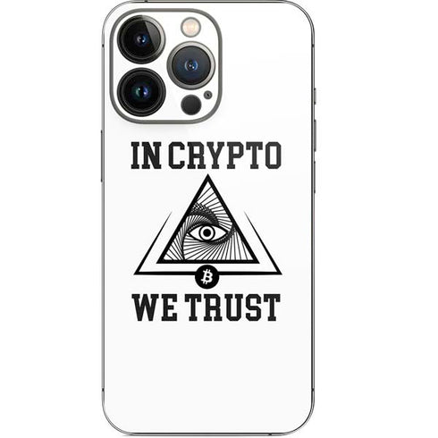 In Crypto We Trust iPhone 14 Pro Skin