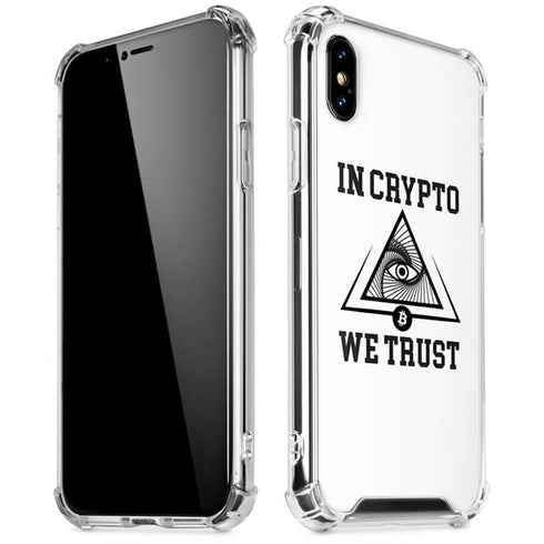 In Crypto We Trust iPhone XS Max Clear Case