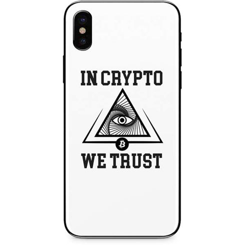 In Crypto We Trust iPhone XS Skin