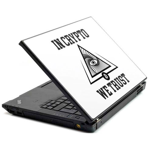 In Crypto We Trust Lenovo T420 Skin