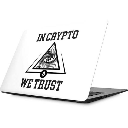 In Crypto We Trust Apple MacBook Skin