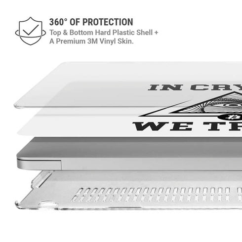 In Crypto We Trust MacBook Air 15in (2023-2025) Case plus Skin