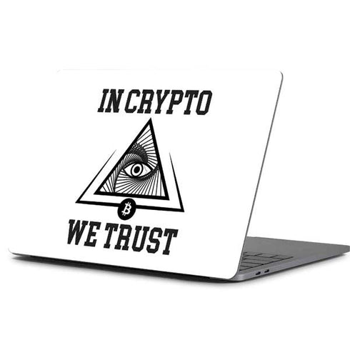 In Crypto We Trust Apple MacBook Pro 13-inch Skin