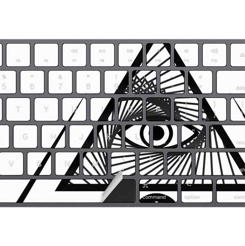 In Crypto We Trust Magic Keyboard with Numeric Keypad Skin