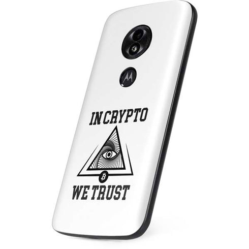 In Crypto We Trust Moto E5 Play Skin