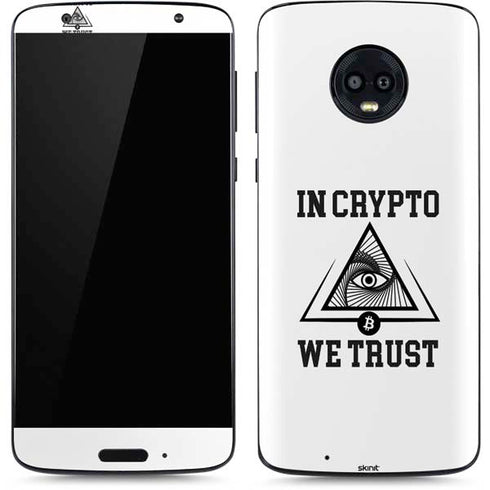 In Crypto We Trust Moto G6 Skin