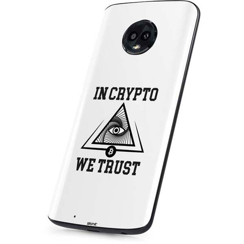 In Crypto We Trust Moto G6 Skin
