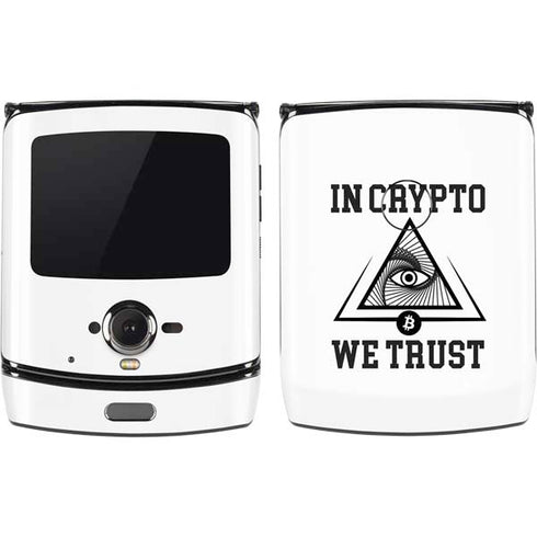 In Crypto We Trust Motorola RAZR Skin
