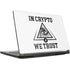 In Crypto We Trust MSI GS65 Stealth Laptop Skin