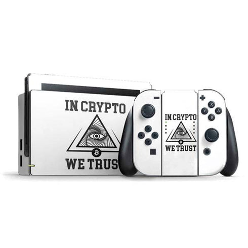 In Crypto We Trust Nintendo Switch Bundle Skin