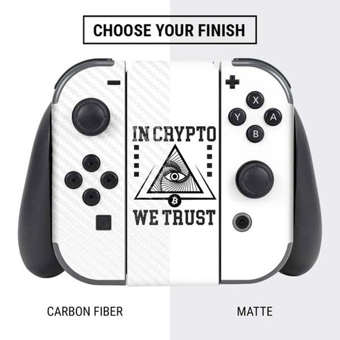 In Crypto We Trust Nintendo Switch Bundle Skin
