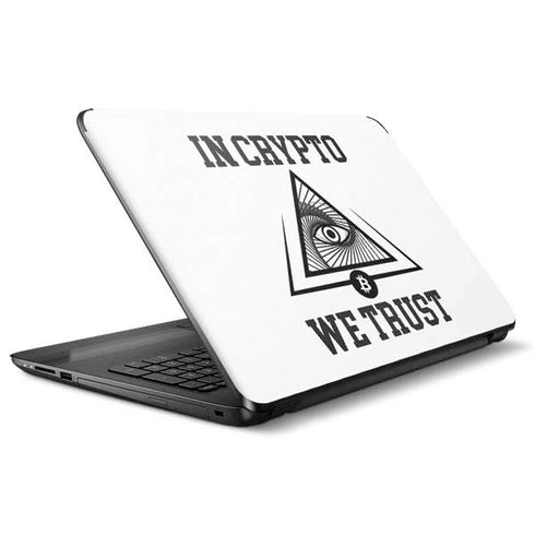In Crypto We Trust HP Notebook Skin