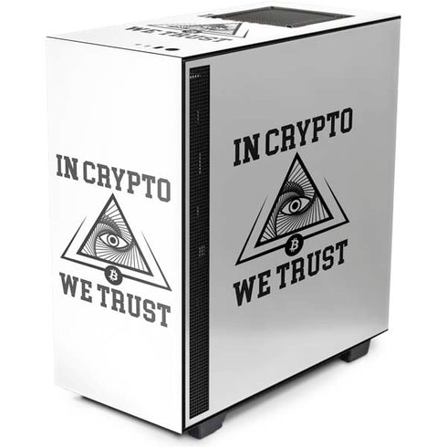 In Crypto We Trust NZXT H510 Compact ATX Mid-Tower Case Skin