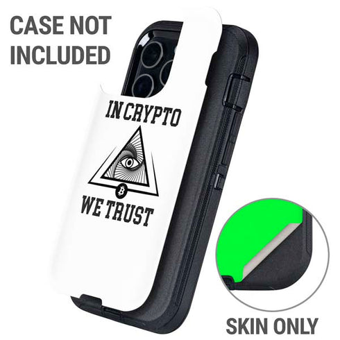 In Crypto We Trust Otterbox Defender iPhone Skin