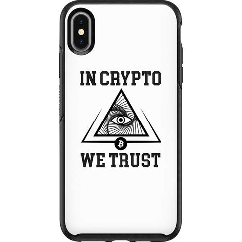In Crypto We Trust Otterbox Symmetry iPhone Skin