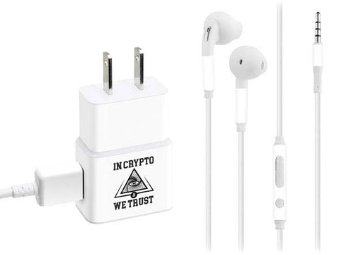 In Crypto We Trust Phone Charger Skin