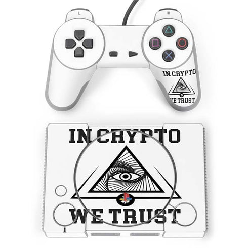 In Crypto We Trust PlayStation Classic Bundle Skin