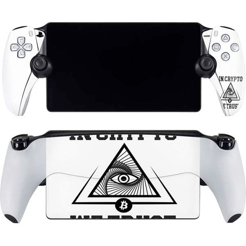 In Crypto We Trust PlayStation Portal Remote Player Skin