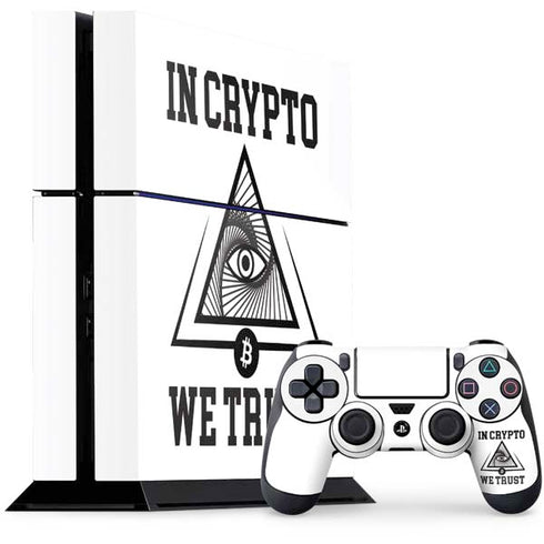 In Crypto We Trust PS4 Console and Controller Bundle Skin