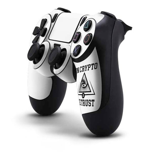 In Crypto We Trust PS4 Controller Skin