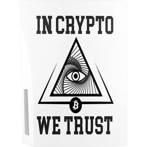 In Crypto We Trust PS5 Console Skin