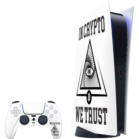 In Crypto We Trust PS5 Digital Edition Bundle Skin