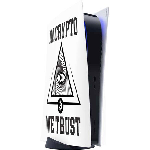 In Crypto We Trust PS5 Digital Edition Console Skin