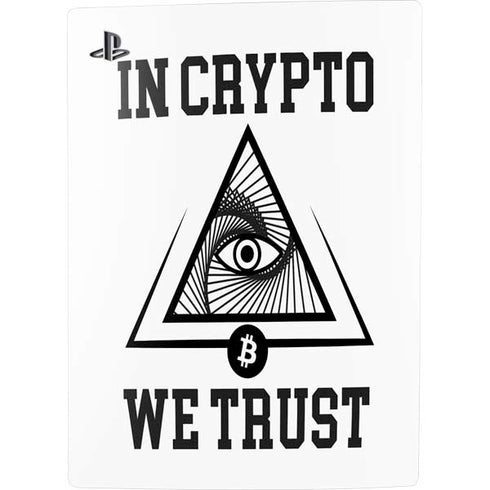 In Crypto We Trust PS5 Digital Edition Console Skin