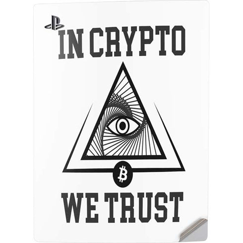 In Crypto We Trust PS5 Digital Edition Console Skin