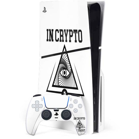 In Crypto We Trust PS5 Slim Disk Bundle Skin