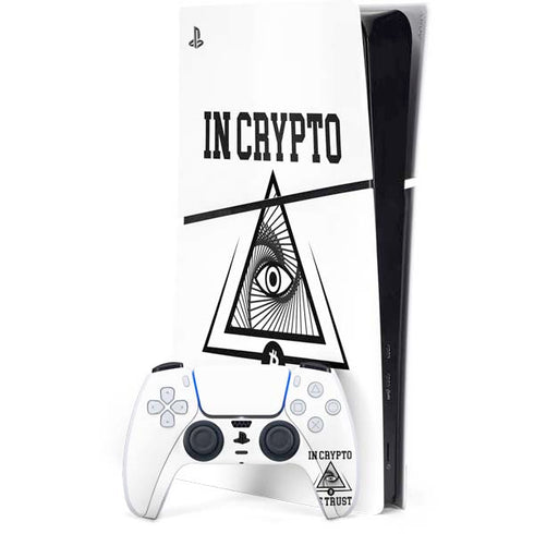 In Crypto We Trust PS5 Slim Digital Edition Console Skin