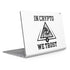 In Crypto We Trust Surface Book 2 13.5in Skin