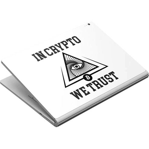 In Crypto We Trust Surface Book Skin