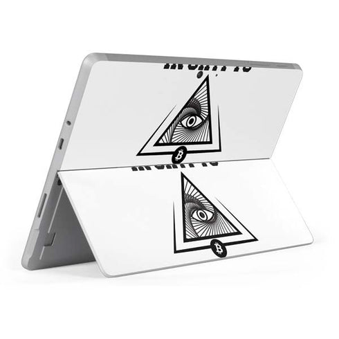 In Crypto We Trust Surface Go Skin