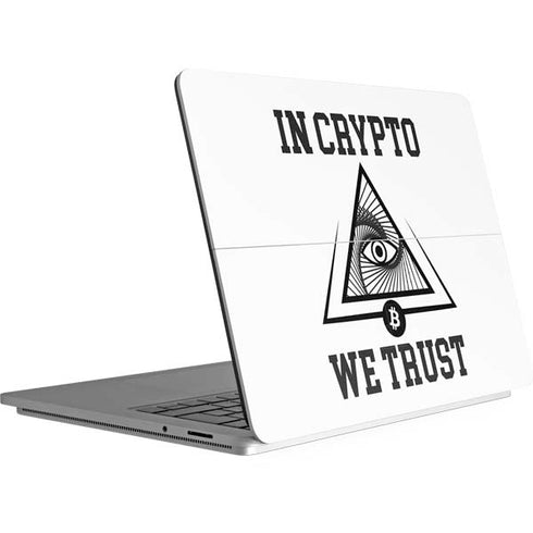 In Crypto We Trust Surface Laptop Studio Skin