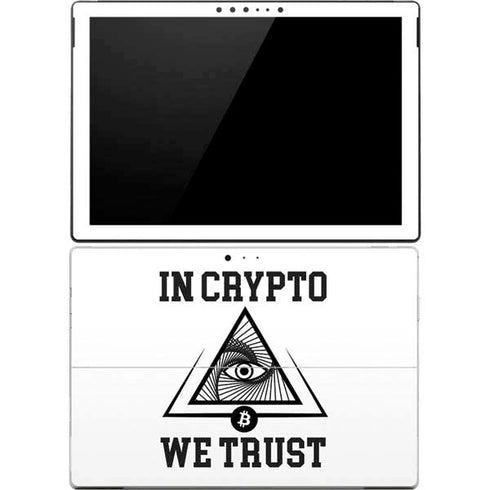 In Crypto We Trust Surface Pro 4 Skin