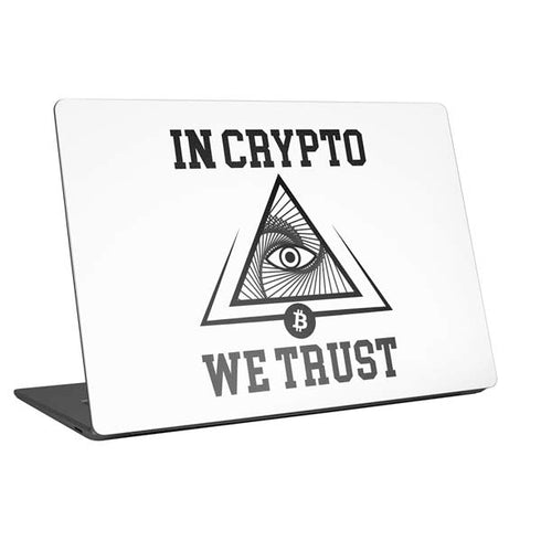 In Crypto We Trust Universal Laptop 12in (9.8 x 6.8in) Skin
