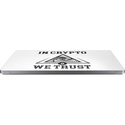 In Crypto We Trust Universal Laptop 16.6in (13.4 x 9.7in) Skin