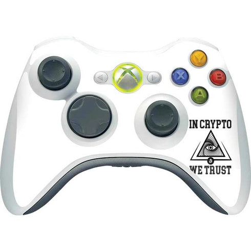 In Crypto We Trust Xbox 360 Wireless Controller Skin