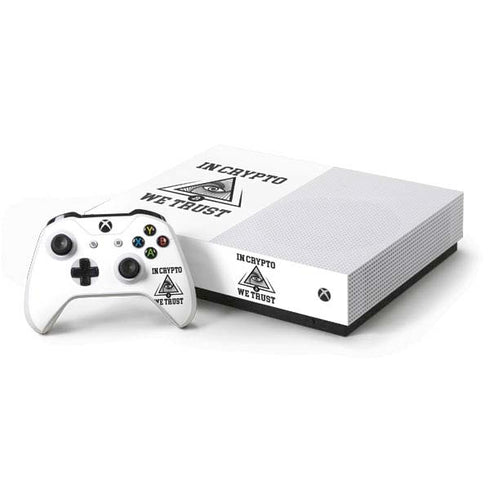 In Crypto We Trust Xbox One S All-Digital Edition Bundle Skin
