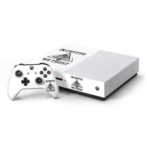 In Crypto We Trust Xbox One S Console and Controller Bundle Skin