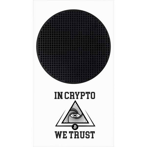 In Crypto We Trust Xbox Series S Console Skin