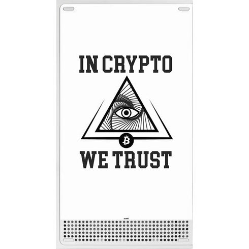 In Crypto We Trust Xbox Series S Console Skin