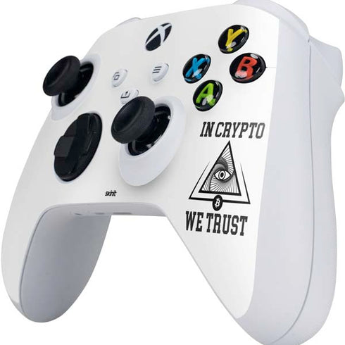 In Crypto We Trust Xbox Series S Controller Skin